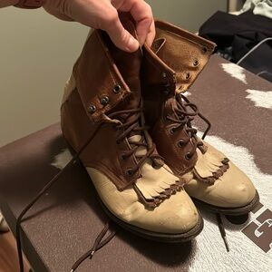 Well used Biltrite lace up paddock boots size 7.5